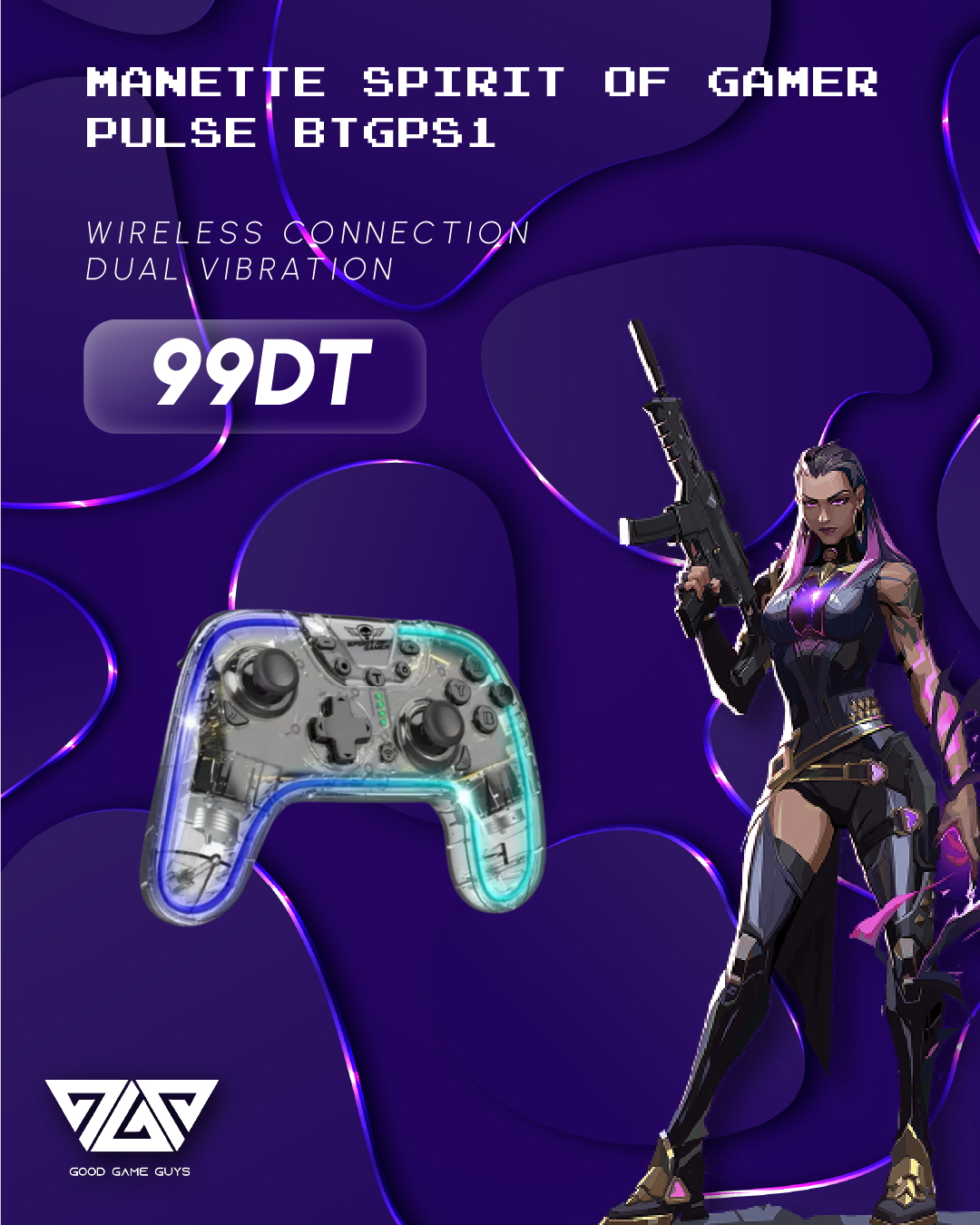 Manette Spirit of Gamer Pulse BTGPS1