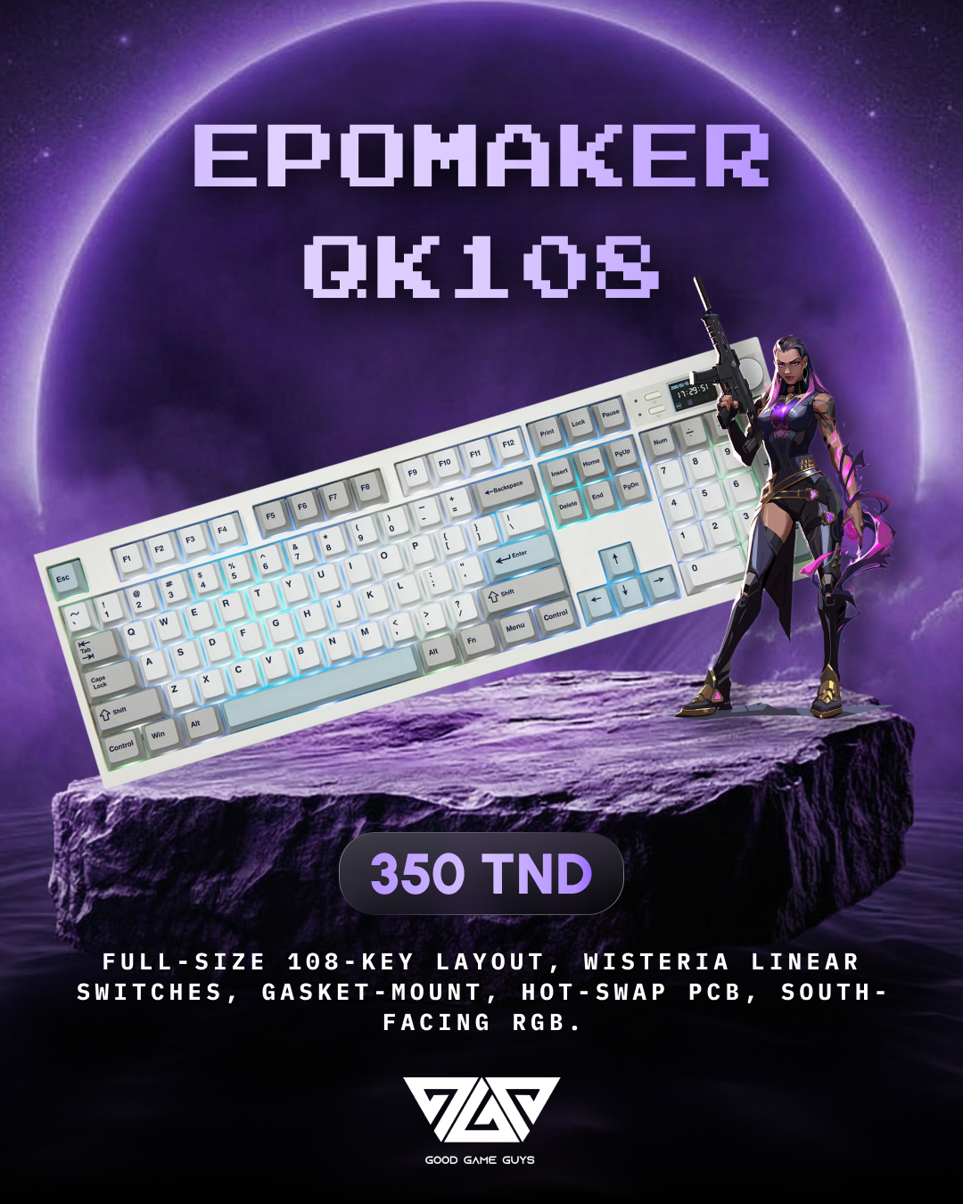 EPOMAKER QK 108