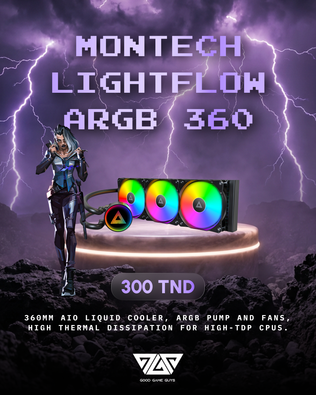 MONTECH LIGHTFLOW 360 ARGB